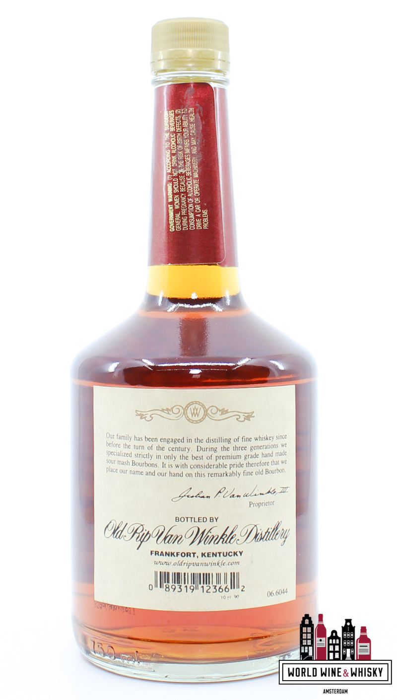 Old Rip Van Winkle 10 Years Old - Handgemaakte Bourbon 45% (90 Proof) 750ml