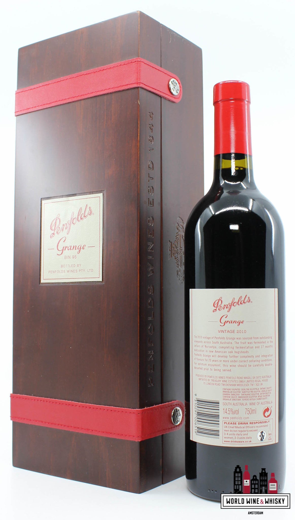 Penfolds Grange Bin 95 2010 (in luxe koffer)