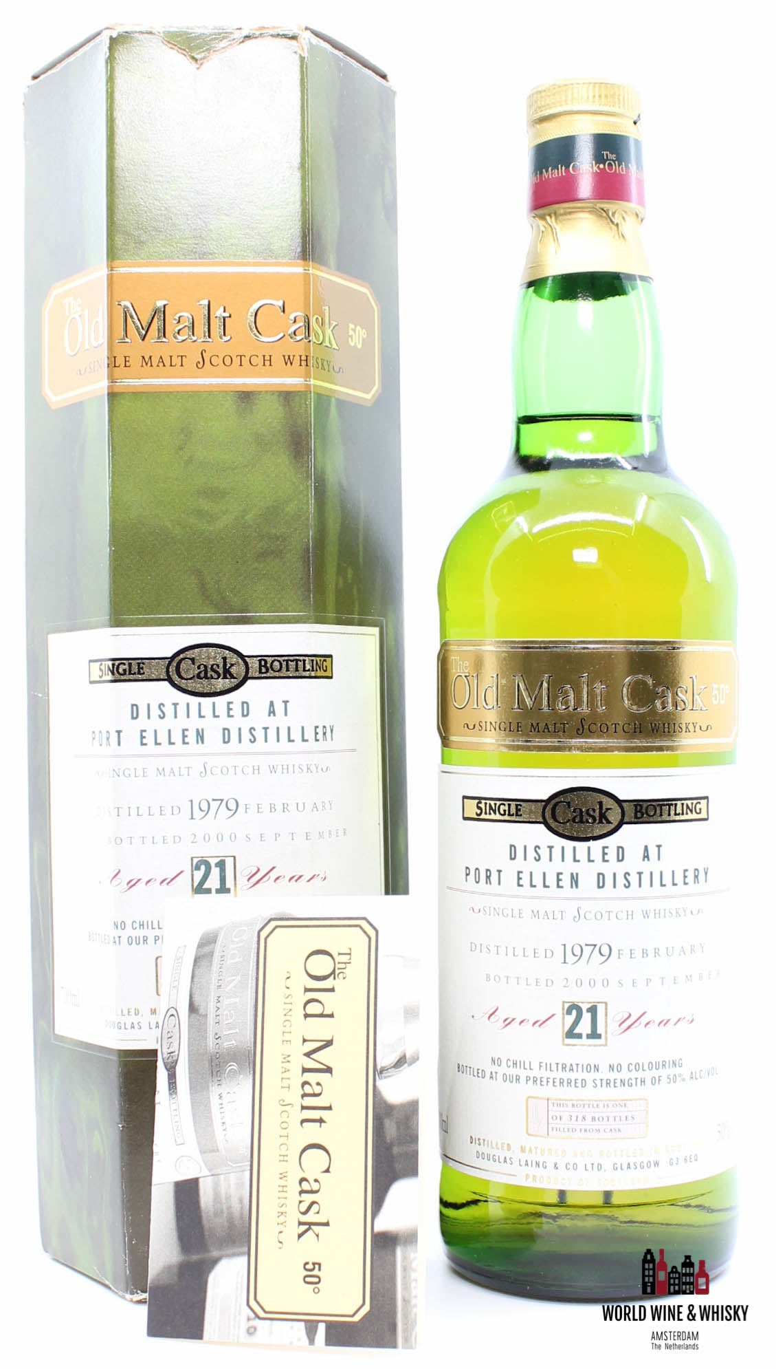 Port Ellen 21 jaar oud Douglas Laing 1979 2000 Old Malt Cask 50%