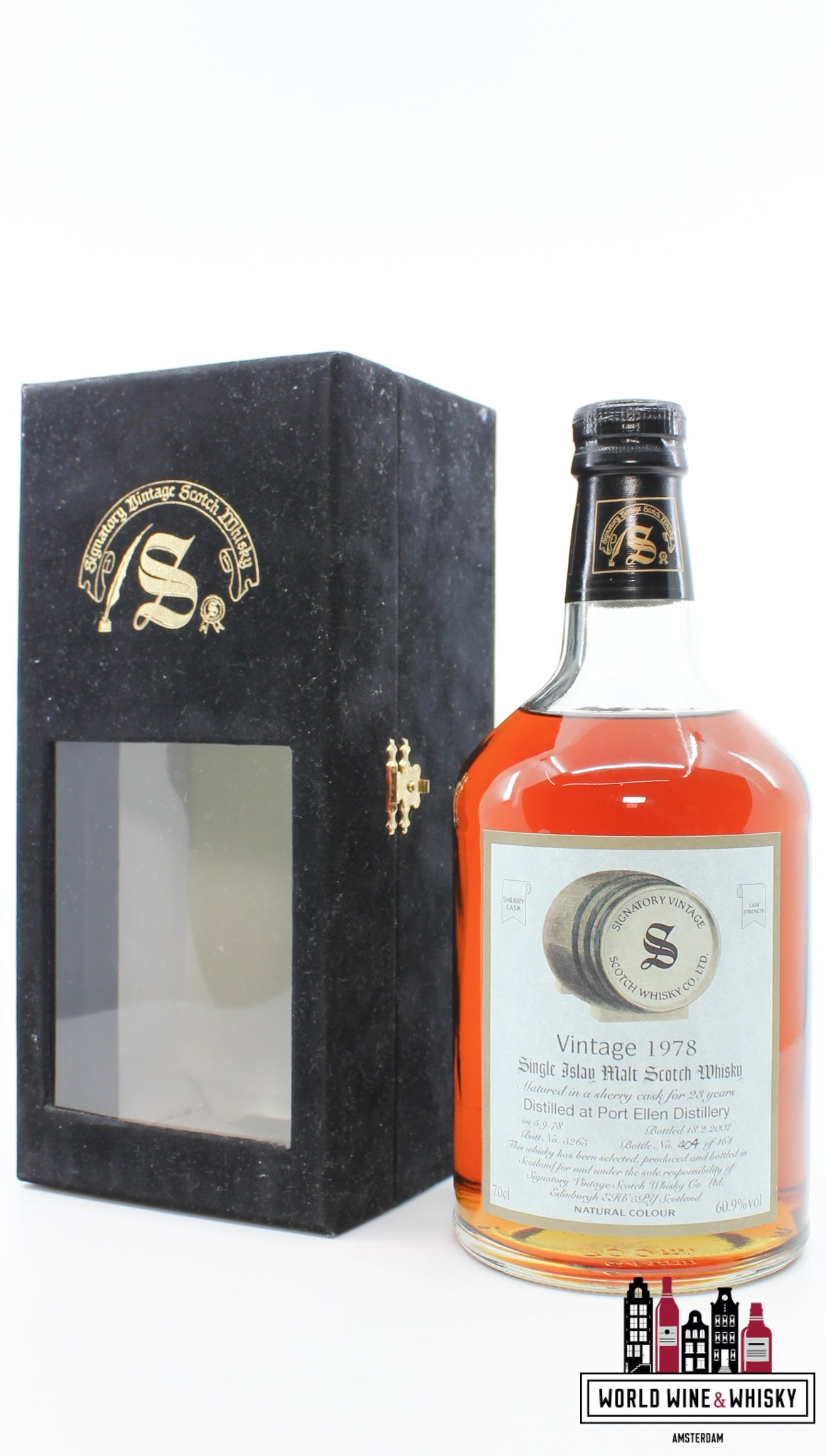 Port Ellen 23 jaar oud 1978 2002 - Vat 5265 - Vintage Collectie - Signatory Vintage 60,9% (1 van 464)