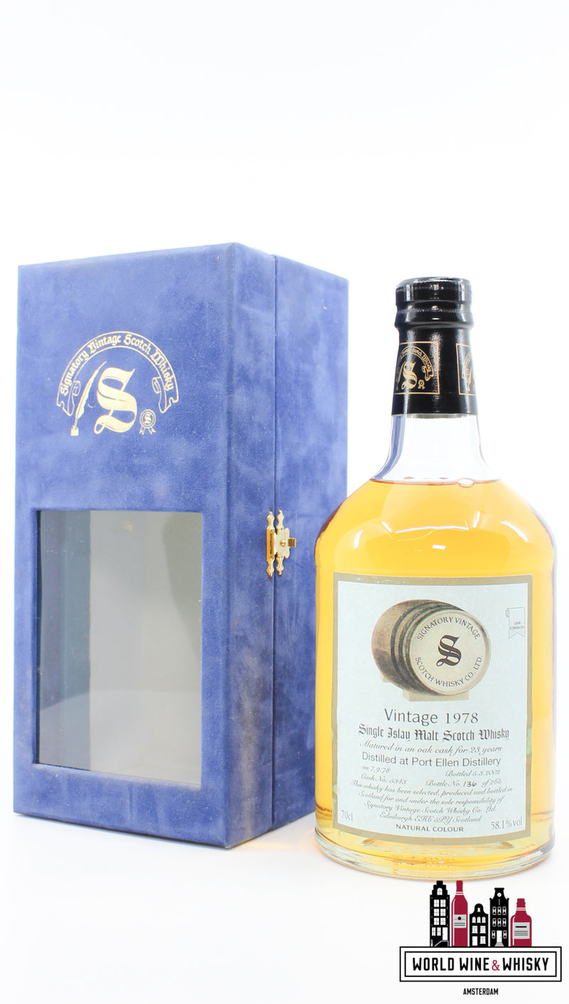 Port Ellen 23 jaar oud 1978 2002 - Vat 5343 - Vintage Collectie - Signatory Vintage 58,1% (1 van 265)