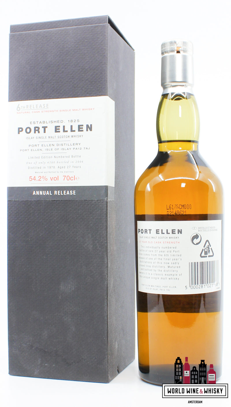Port Ellen 27 jaar oud 1978 2006 - 6e release - Diageo Special Releases 2006 54,2% (1 van 4560)