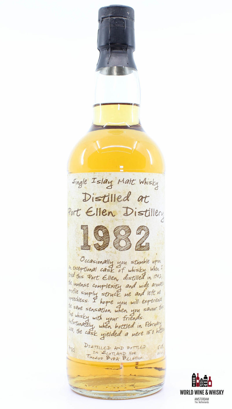 Port Ellen 27 jaar oud 1982 2010 Handgeschreven label - Thosop Import 56%