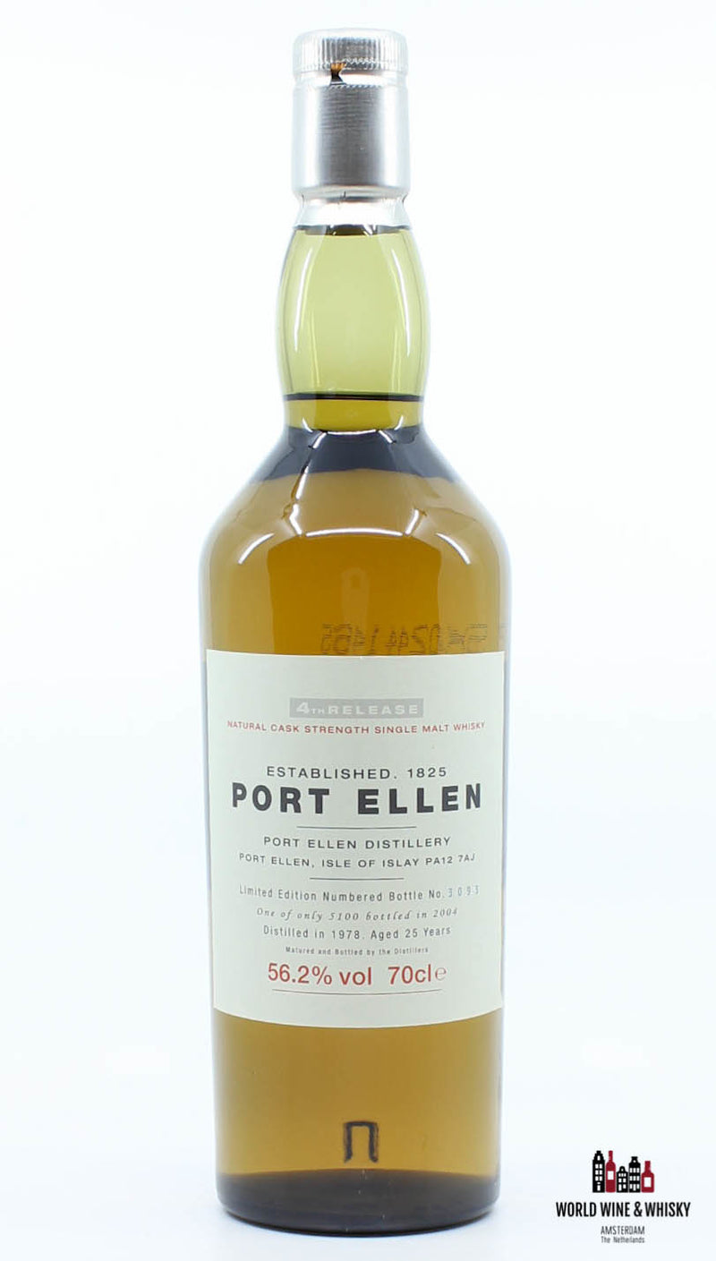 Port Ellen 4e release 25 jaar oud 1978 2004 56,2% (zonder doos)