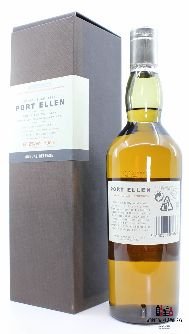 Port Ellen 4e release 25 jaar oud 1978 2004 56,2% (1 van 5100)