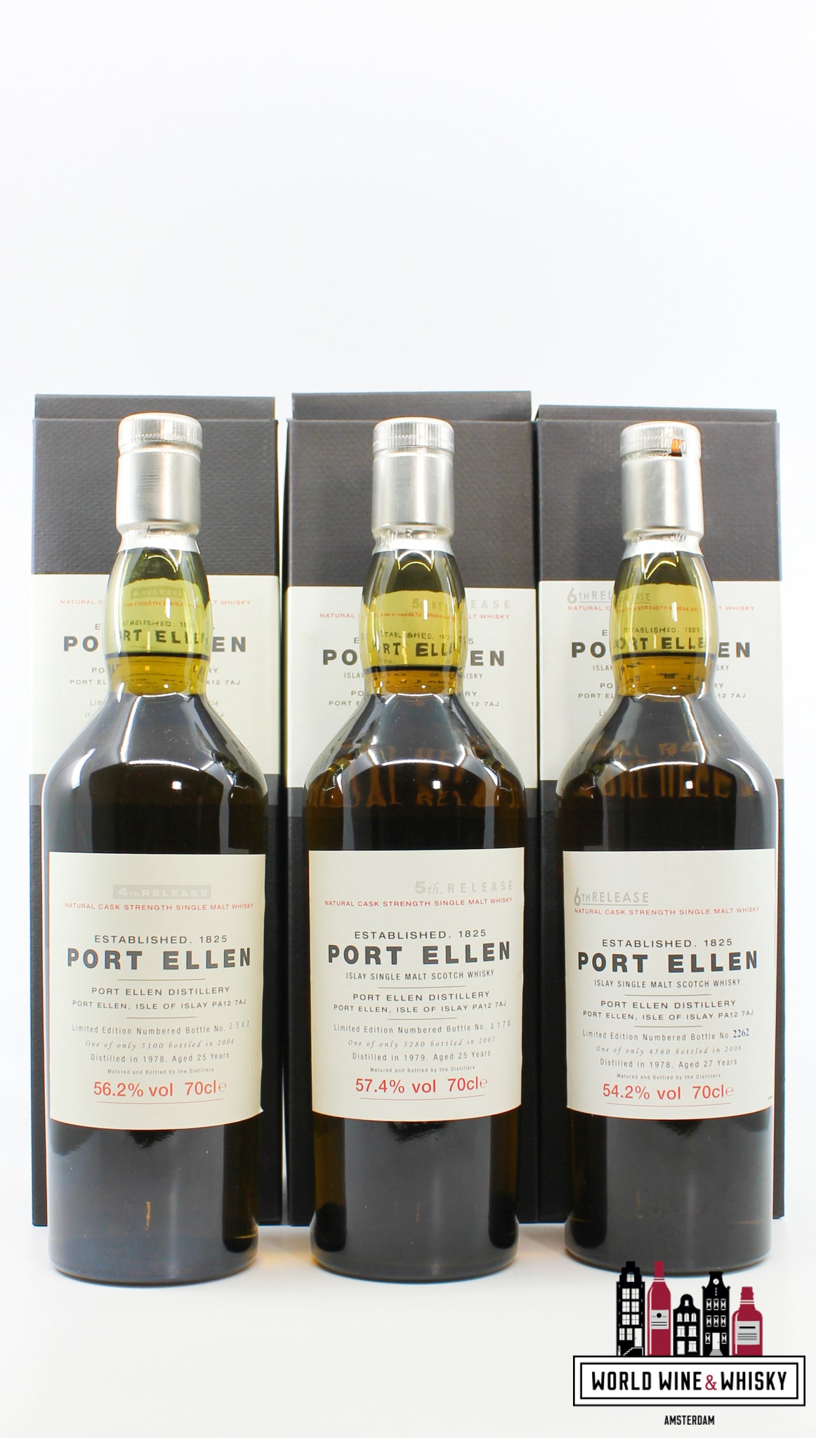 Port Ellen - Diageo Special Releases 2001-2017 - Complete set van 17 flessen