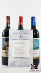 René Magritte 1995: 2x Chateau Montus 1995, 2x Chateau Liversan 1995 &amp; 2x Prélude à Grand Puy Ducasse 1995 (6 flessen in OWC)