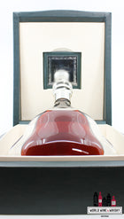 Richard Hennessy Cognac Baccarat Decanter - Duty Free Edition - in de luxe groene leren koffer (complete set)