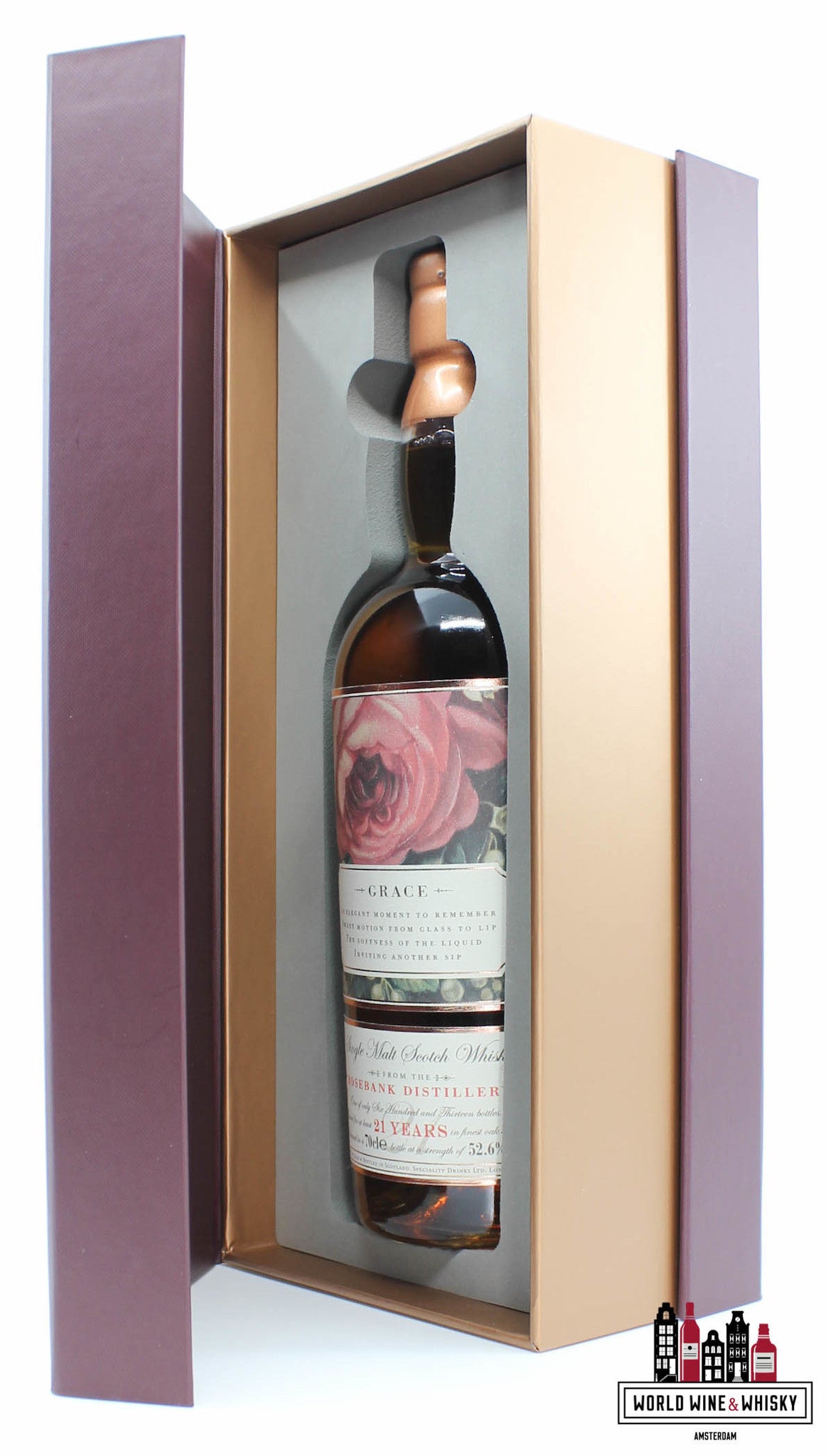 Rosebank 21 jaar oud 2019 - The Roses Editie 4 - Grace 52,6% (1 van 613)