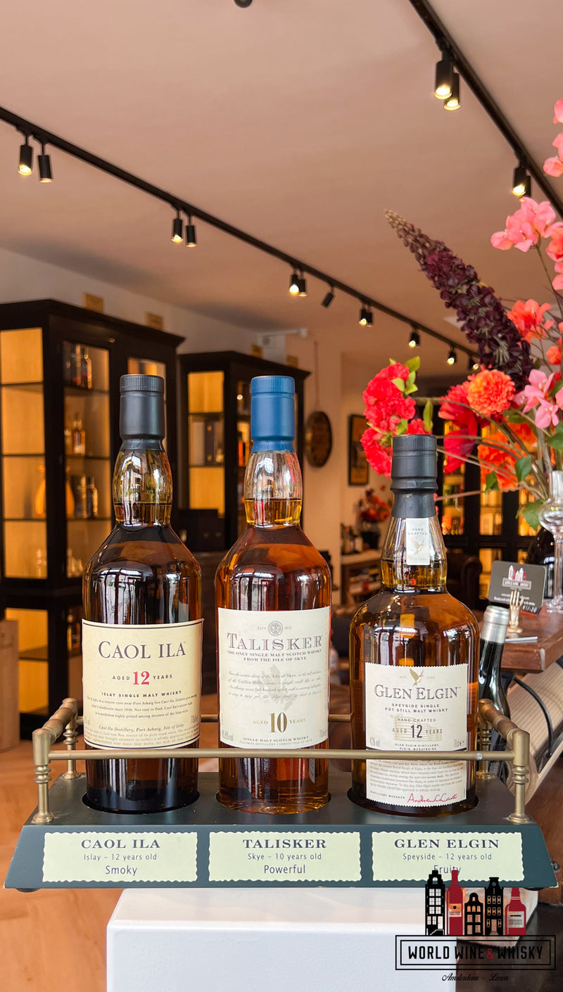 SET: Caol Ila 12 jaar, Talisker 10 jaar en Glen Elgin 12 jaar