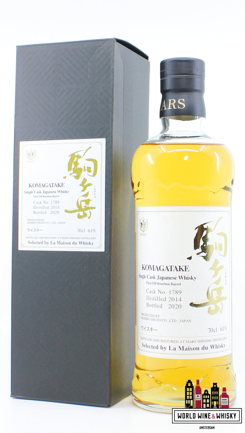 Shinshu Mars 2014 2020 - Komagatake - Cask 1789 - Single Cask Japanse Whisky 61% (1 van 192)