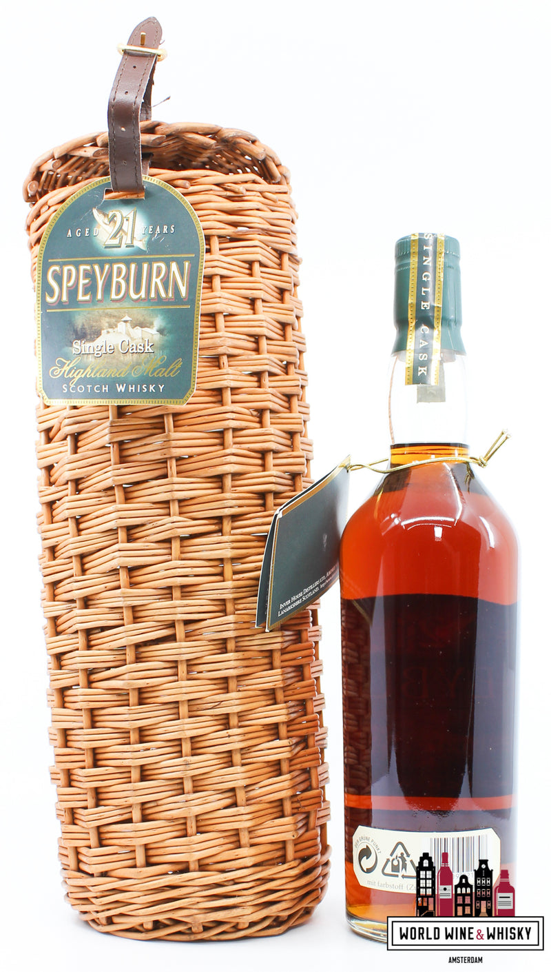 Speyburn 21 Years Old 1978 1999 - Single Cask - Cask 2867 58,8% (in luxe koffer)