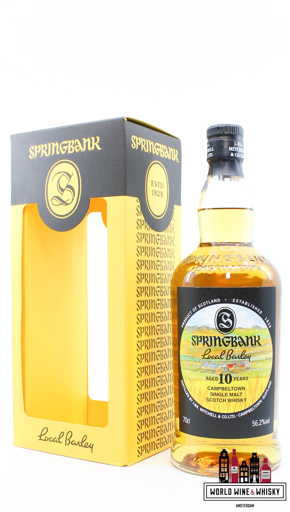 Springbank 10 jaar oud 2009 2019 - Lokale gerst 56,2% (1 van 9000)