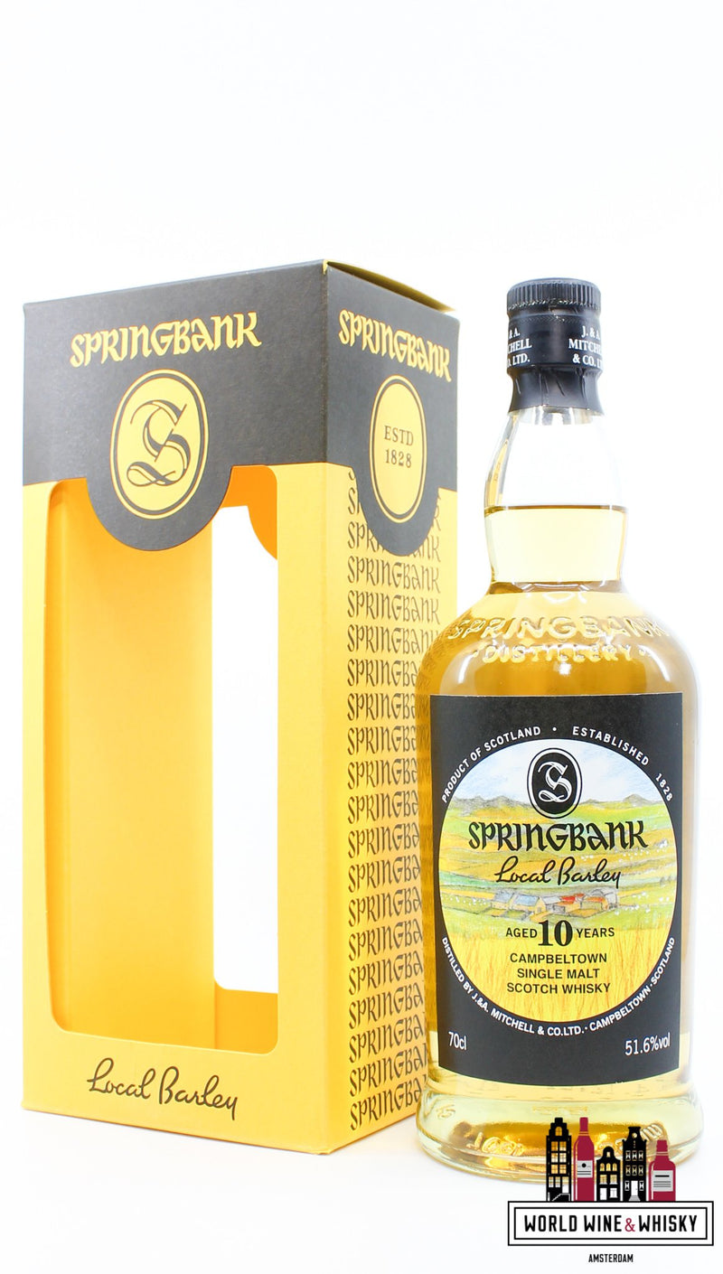 Springbank 10 jaar oud 2011 2021 - Lokale gerst 51,6% (1 van 15000) - marge