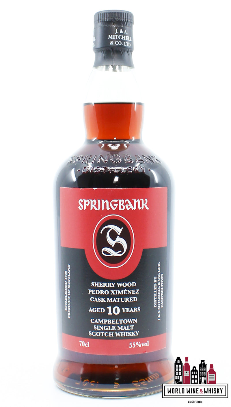 Springbank 10 Years Old 2012 2022 - Pedro Ximenez Cask Matured 55% (1 van 10800)