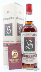 Springbank 12 Years Old 100° Proof Groene Distel 50% 700ml (in kartonnen doos)