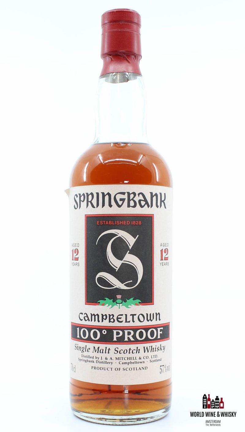 Springbank 12 Years Old 100° Proof - Groene Distel 57% (700 ml)