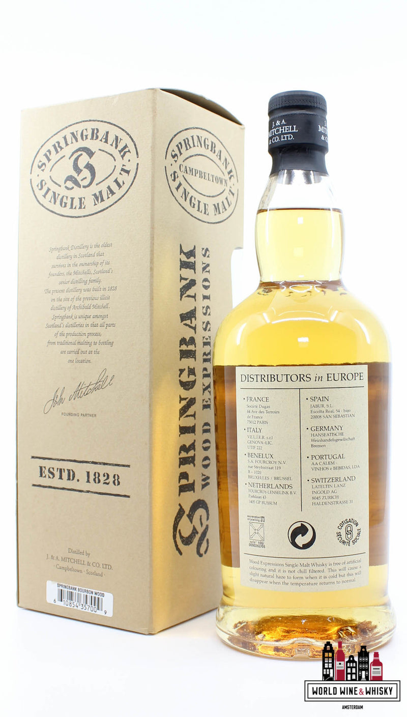 Springbank 12 Years Old 1991 2004 - Bourbon Wood - Wood Expressions Series 58,5% (1 van 5986)