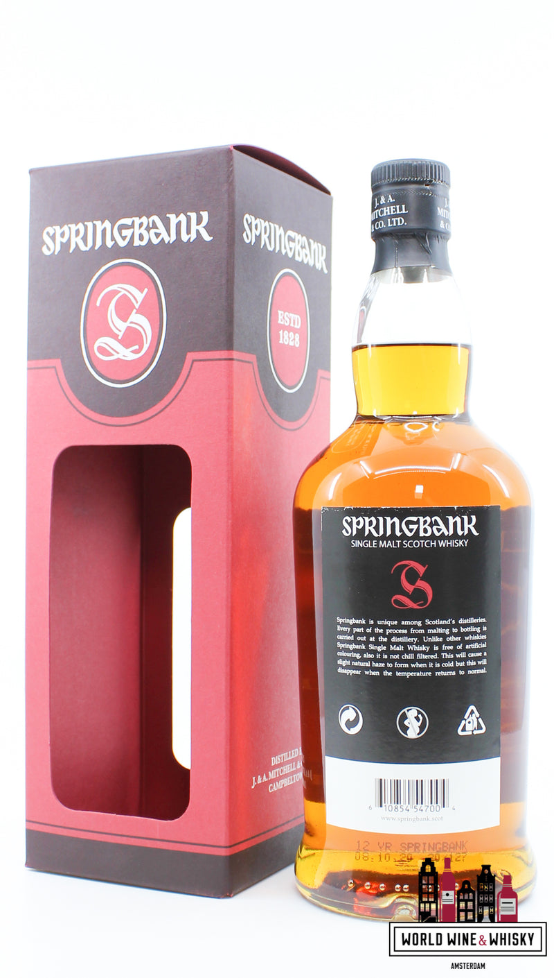 Springbank 12 Years Old 2020 - Cask Strength - Red/Black Edition 56,1% (1 van 12000)
