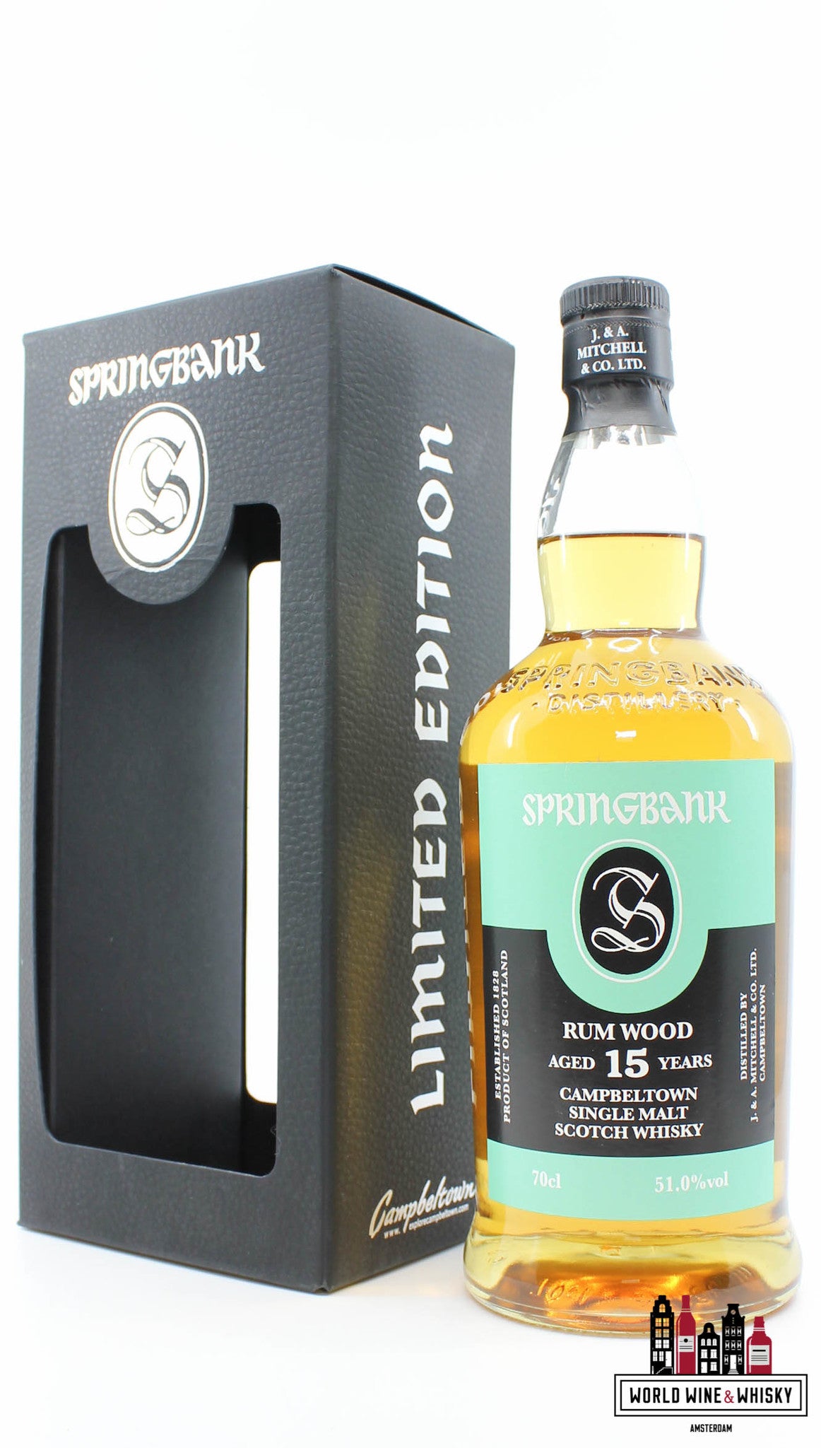 Springbank 15 Years Old 2003 2019 - Rum Wood 51,0% (1 van 9000)