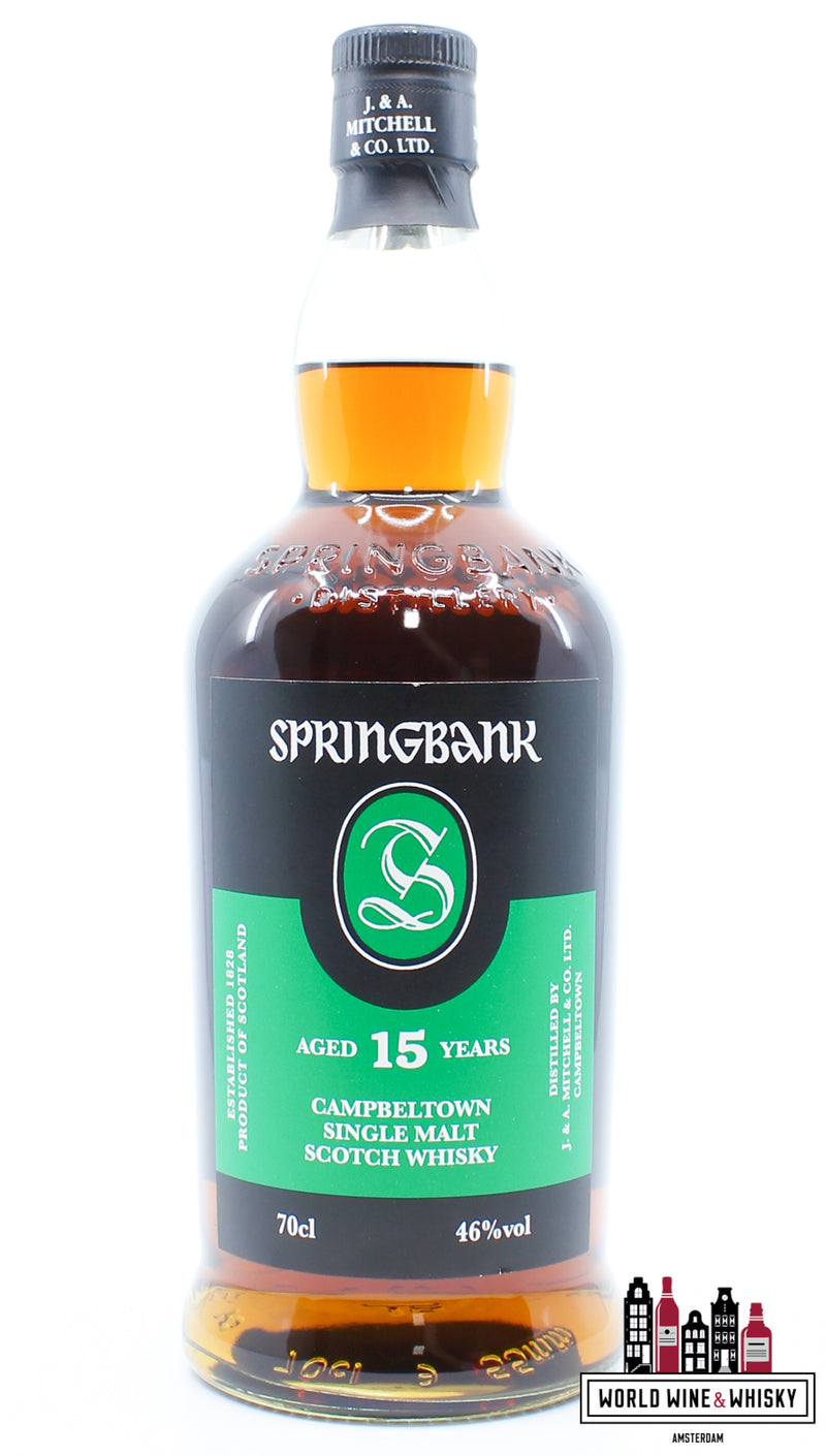 Springbank 15 Years Old 2022 - Groen/Zwarte Editie (januari) 46%