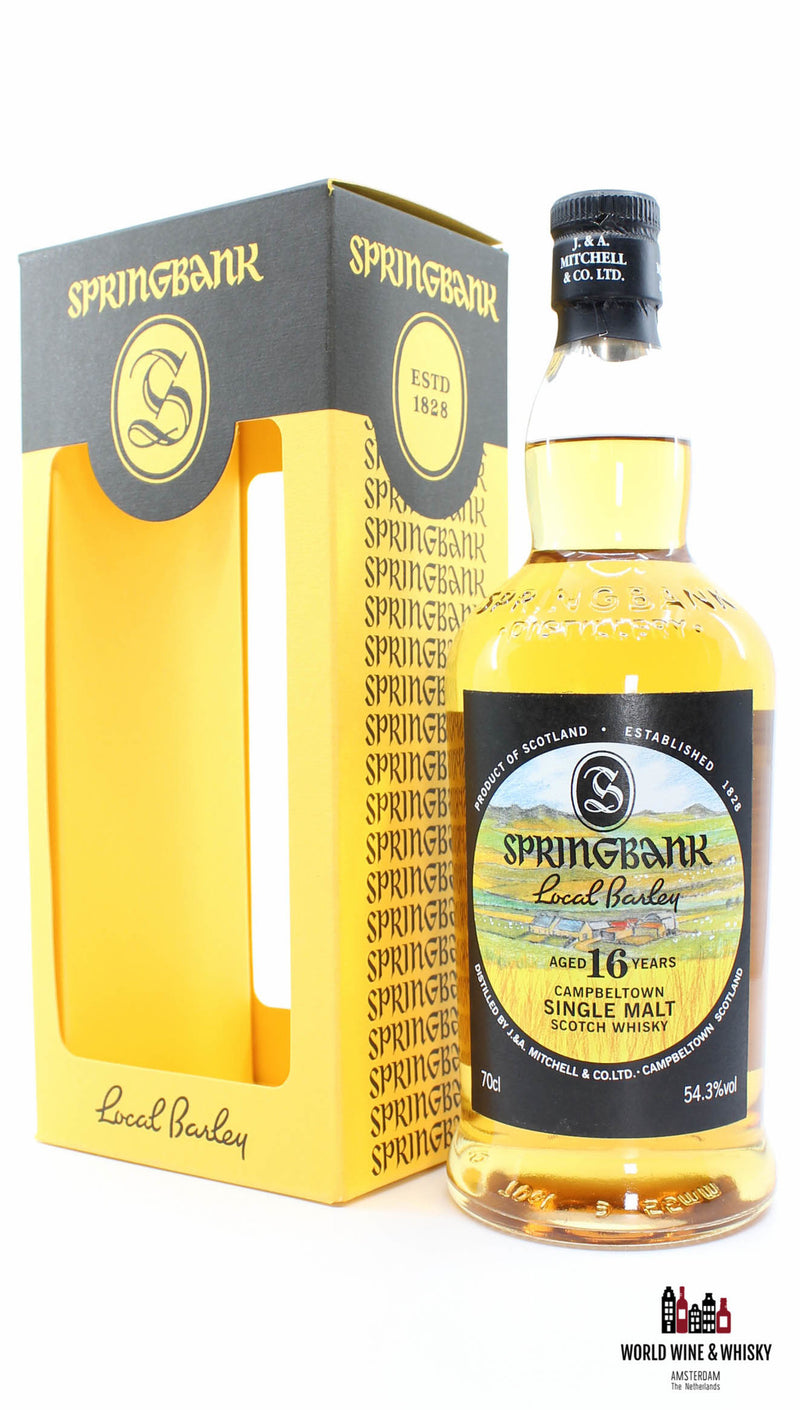 Springbank 16 jaar oud 1999 2016 - Lokale gerst 54,3% (1 van 9000)