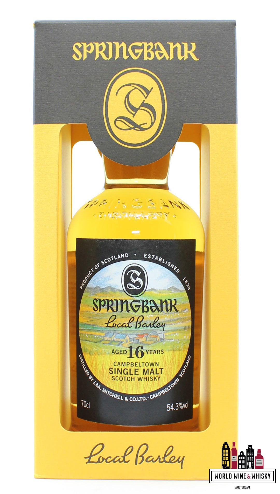 Springbank 16 jaar oud 1999 2016 - Lokale gerst 54,3% (1 van 9000)