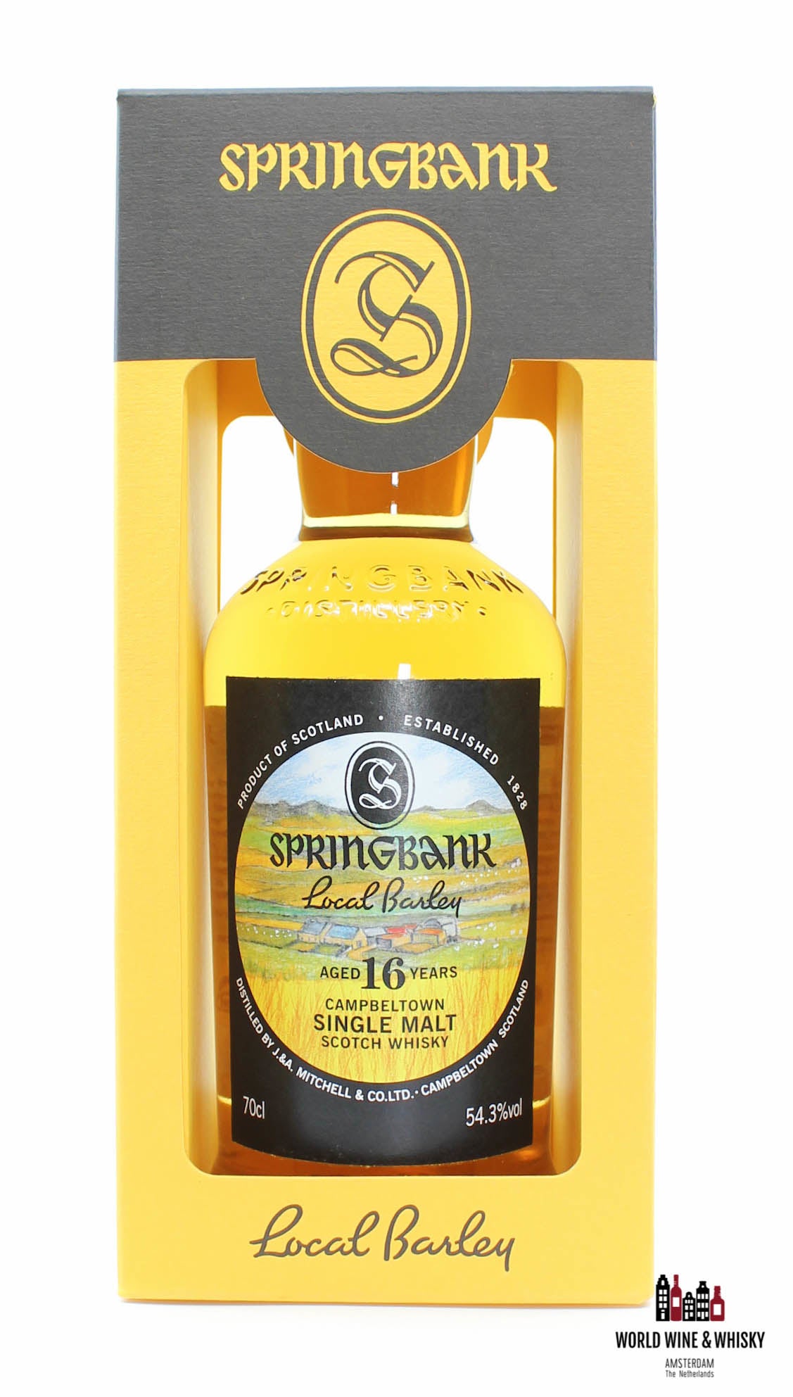 Springbank 16 jaar oud 1999 2016 - Lokale gerst 54,3% (1 van 9000)