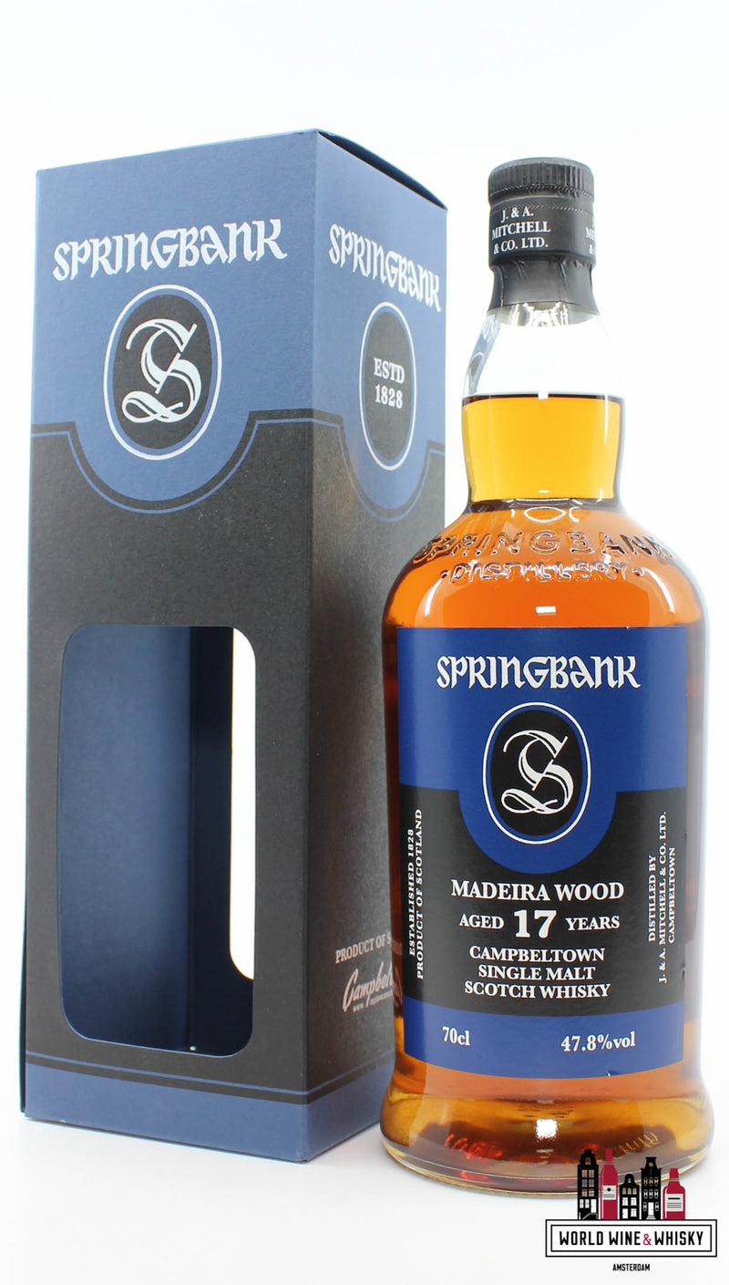 Springbank 17 Years Old 2002 2020 - Madeira Wood - Blauw/Zwart Editie 47,8% (1 van 9200)