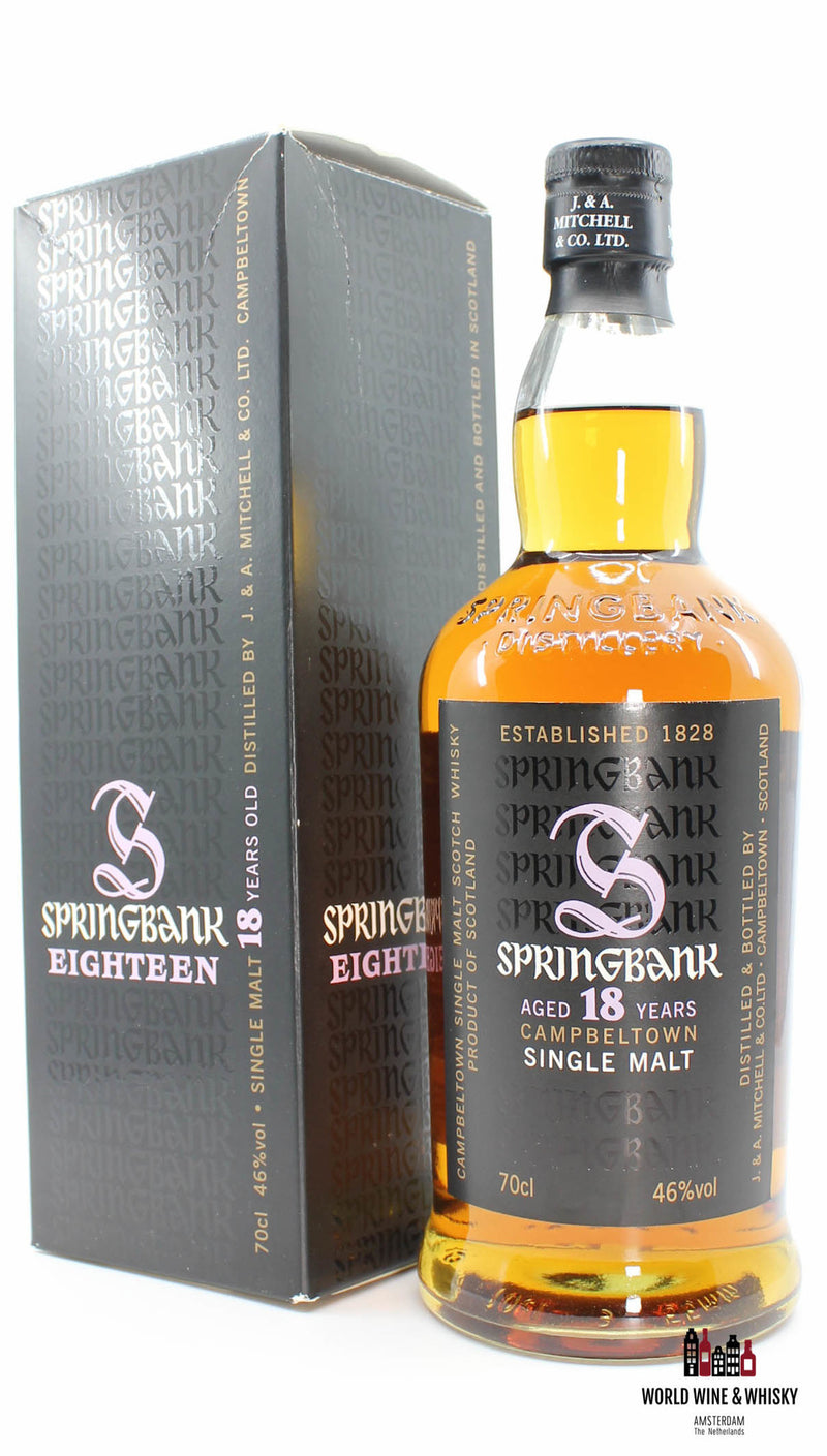 Springbank 18 jaar oud 2010 - Paars Big S - 46% (1 van 9000)