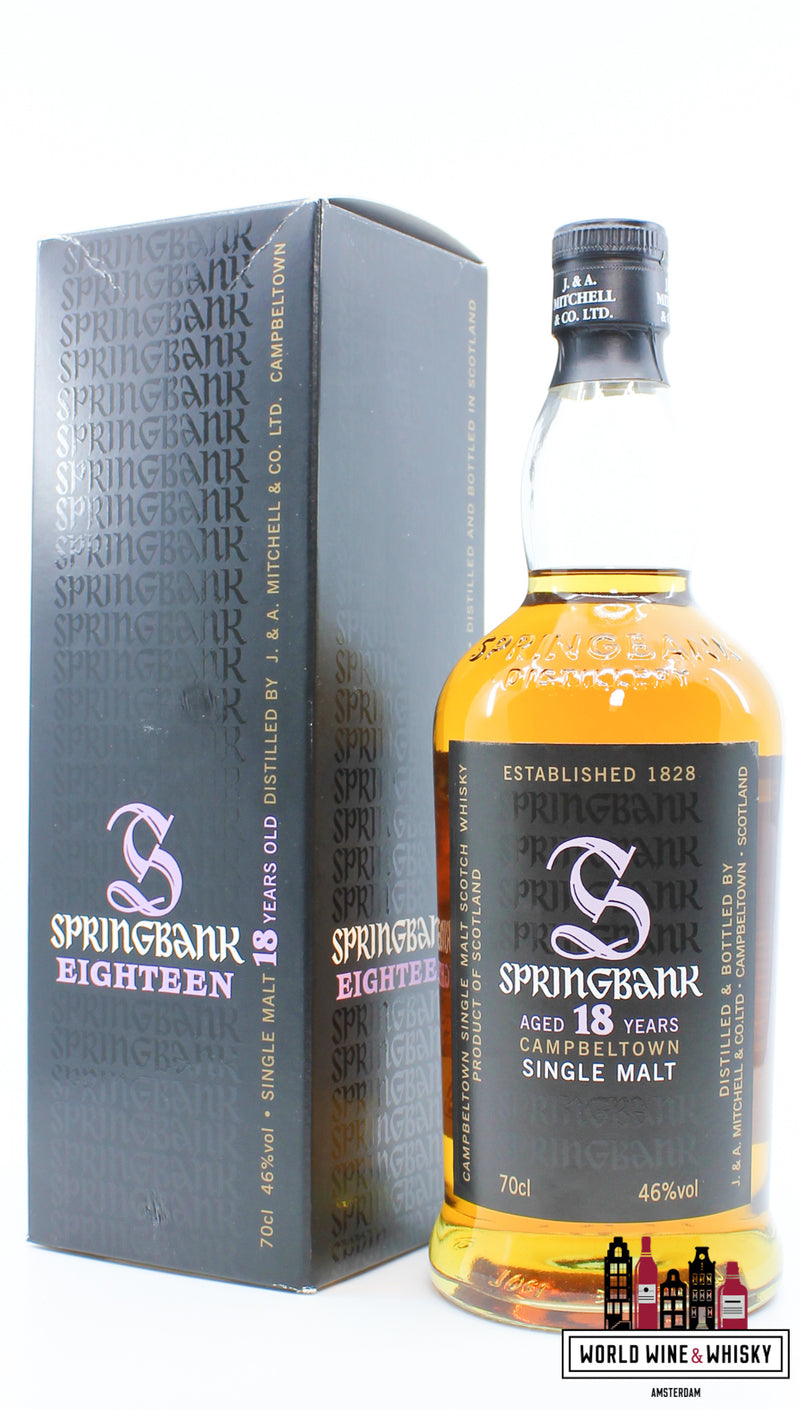 Springbank 18 Years Old 2012 - Paars/Achterkant Editie 46%