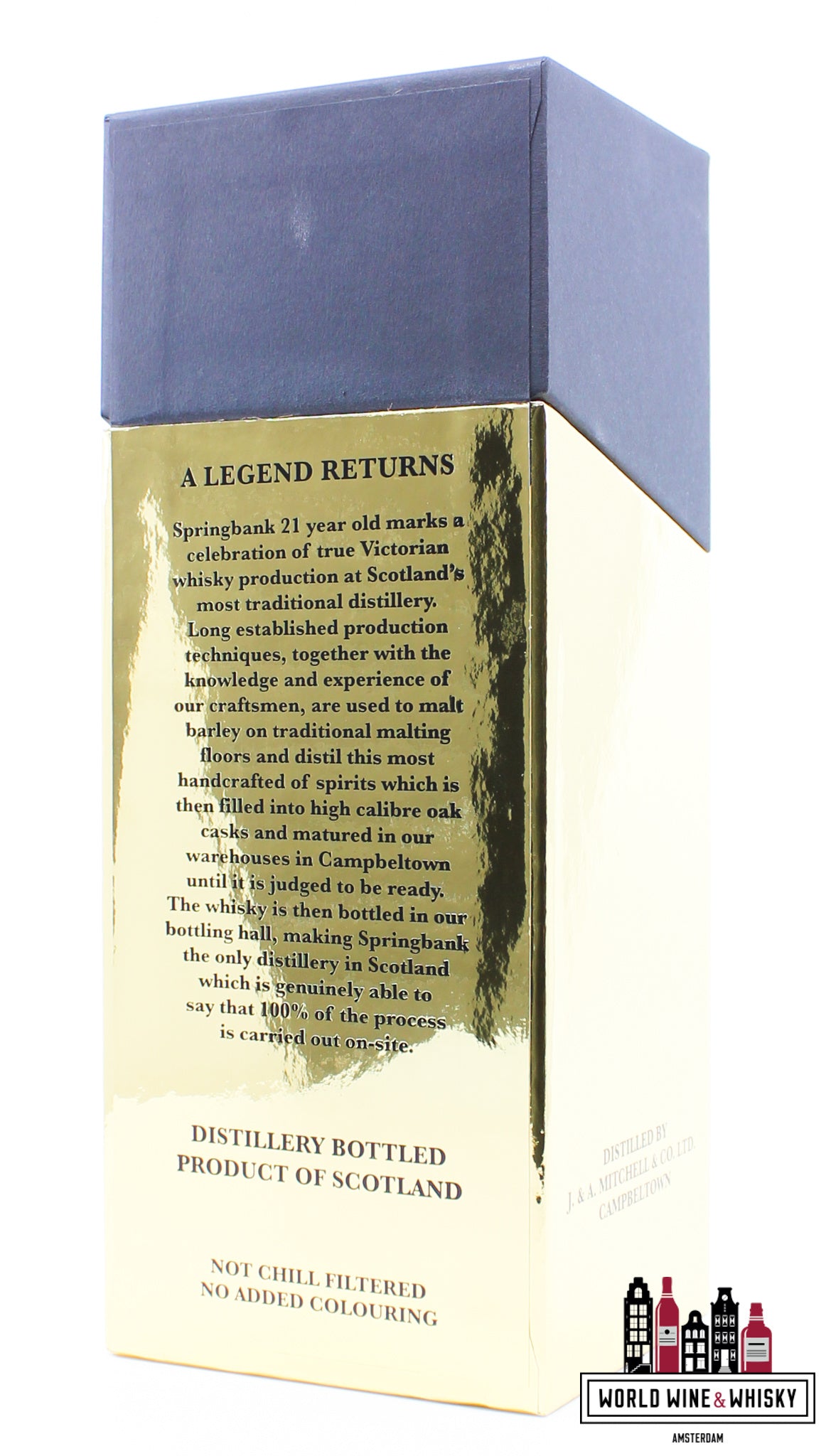 Springbank 21 Years Old 2012 'A Legend Returns' - Zwart/Gouden Editie 46% (1 van 1560)