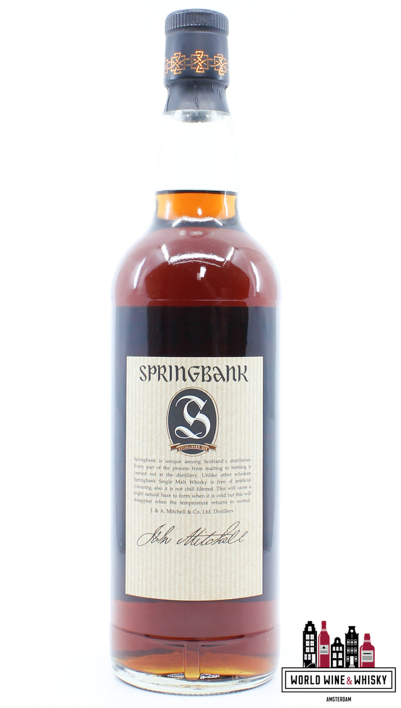 Springbank 21 jaar oud - Campbeltown Single Malt 46%