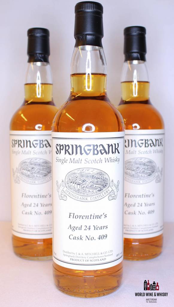 Springbank 24 jaar oud 1993 2017 Private Bottling Cask 409 Florentine's 49% - Twin deal