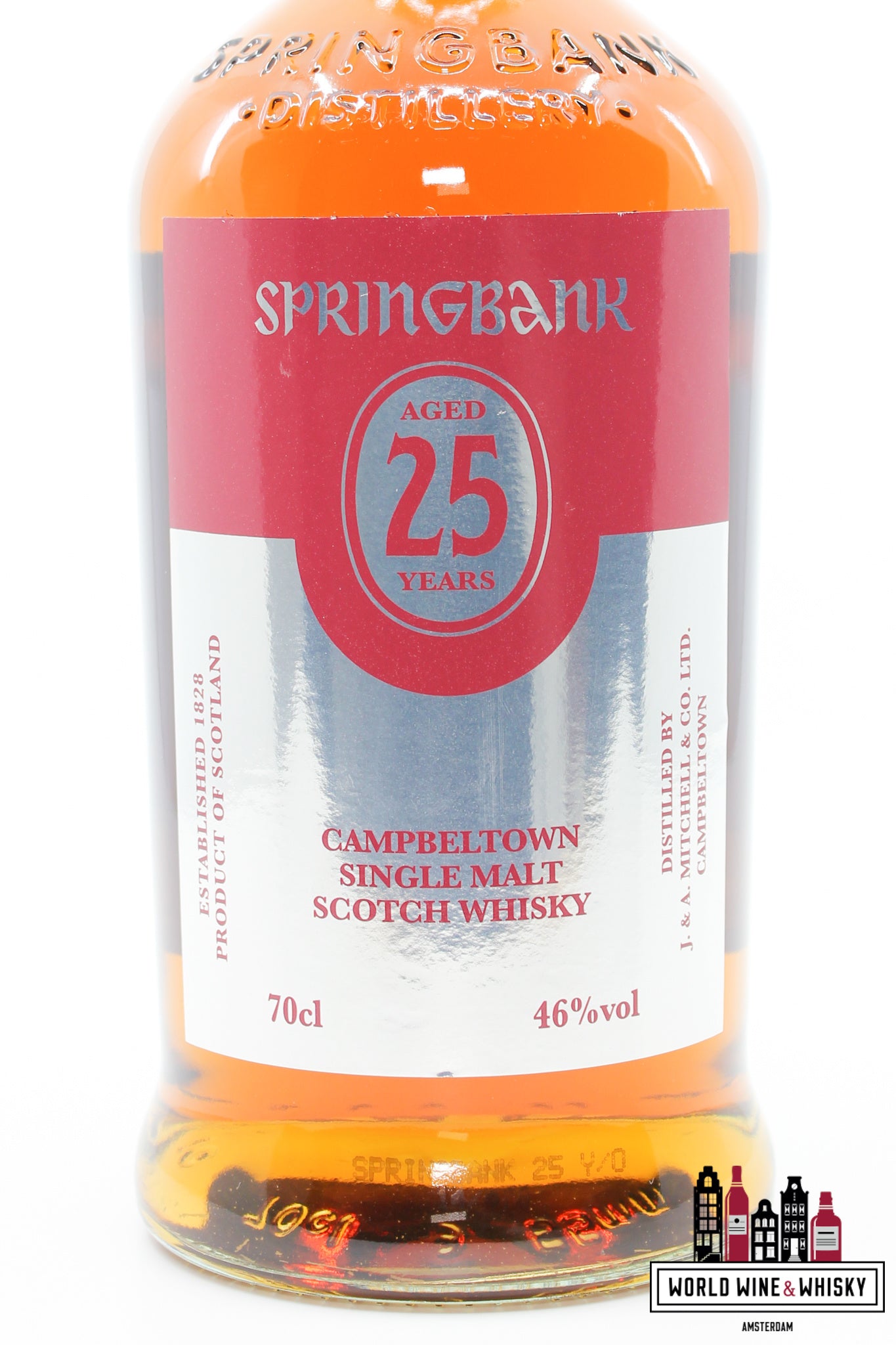 Springbank 25 Years Old 2014 - Limited Edition - Rood/Zilveren Editie 46% (1 van 1200)