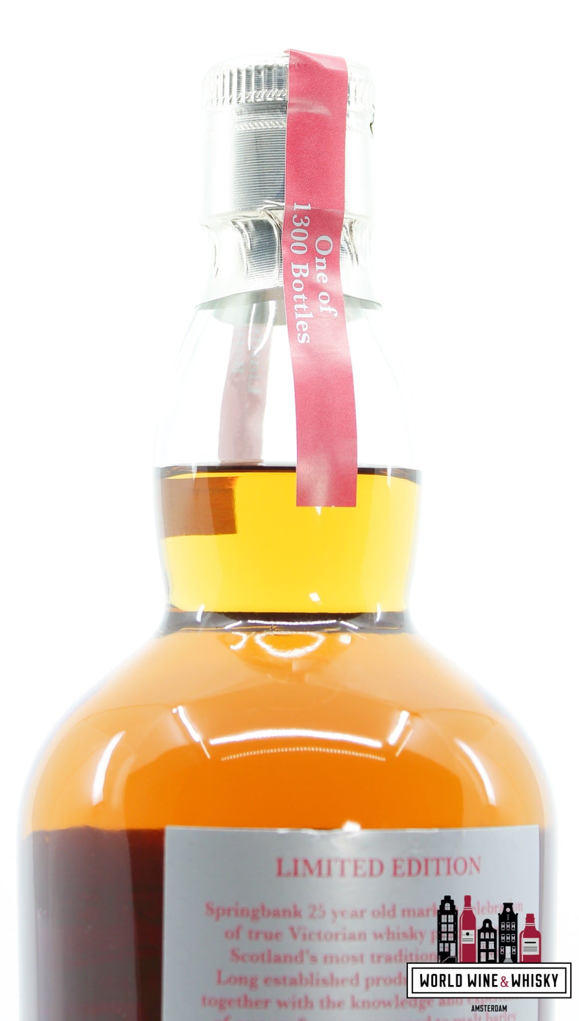 Springbank 25 Years Old 2022 - Limited Edition - Rood/Zilveren Editie 46% (1 van 1300)
