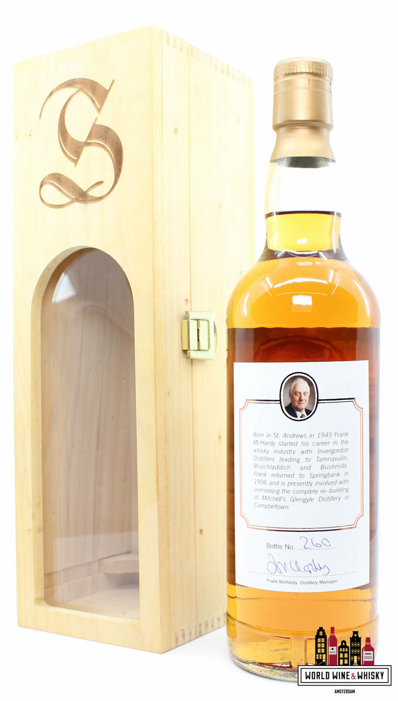 Springbank 25 jaar oud - Frank McHardy bottelt, 40 jaar distilleren 46% (1 van 610)