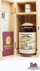 Springbank 31 jaar oud 1966 1997 - Lokale gerst - Vat 1966 476 52%