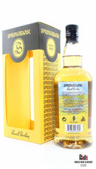 Springbank 9 jaar oud 2009 2018 - Lokale gerst 57,7% (1 van 9700)