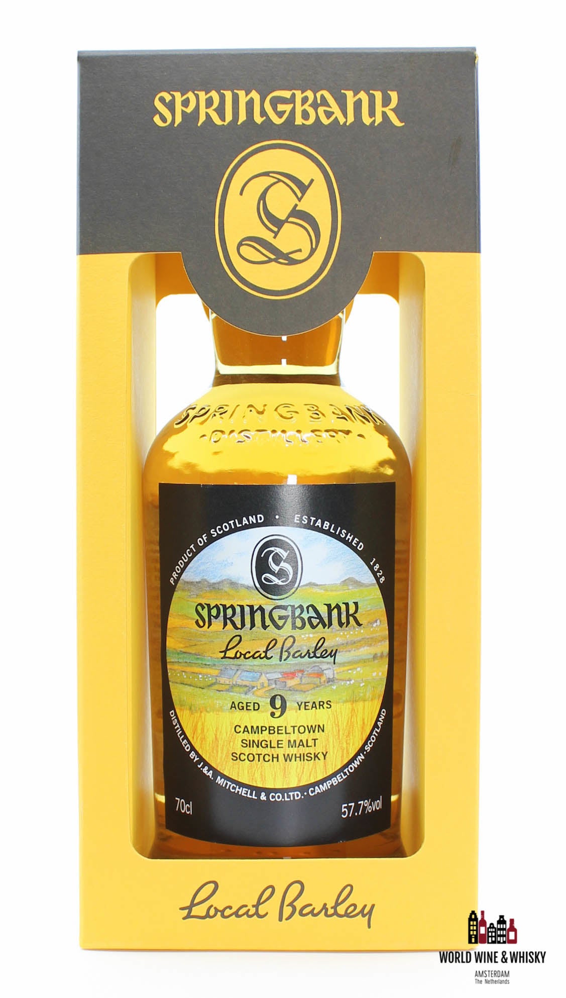 Springbank 9 jaar oud 2009 2018 - Lokale gerst 57,7% (1 van 9700)