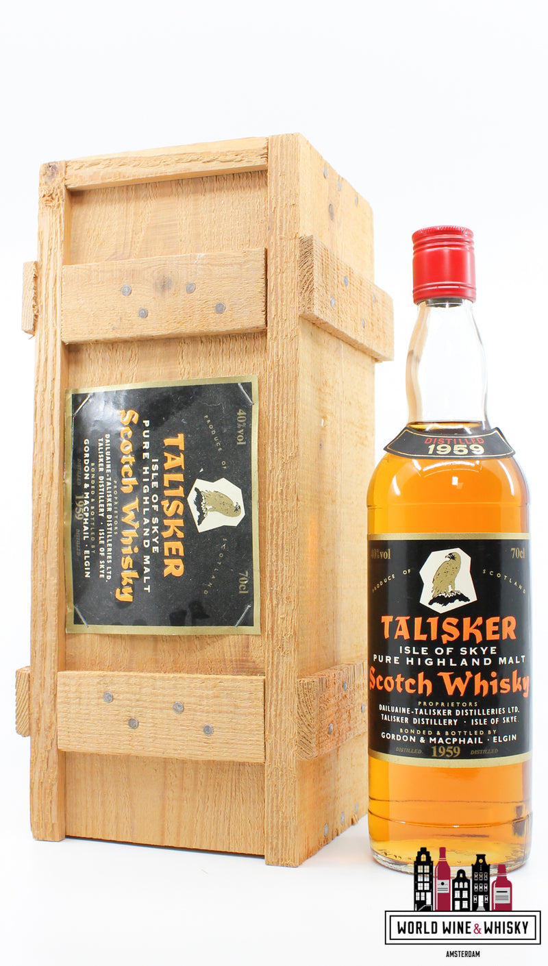 Talisker 1959 1993 - Black Label, Golden Eagle - Gordon &amp; MacPhail 40%
