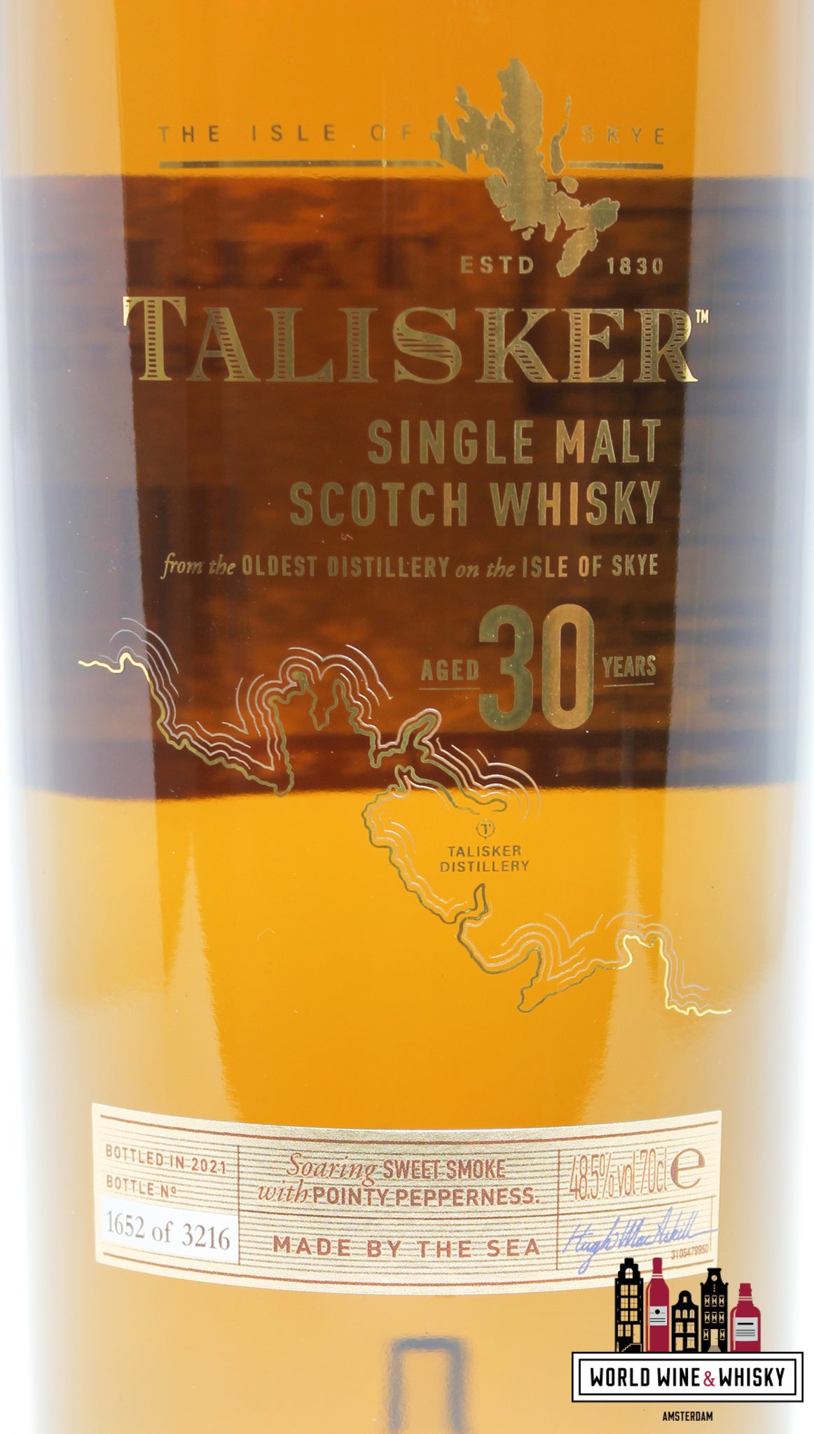 Talisker 30 Years 2021 - Beperkte release 48,5% (1 van 3216)