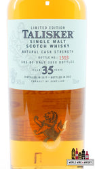 Talisker 35 Years Old 1977 2012 - Diageo Special Releases 2012 - Limited Edition 54,6% (1 van 3090)