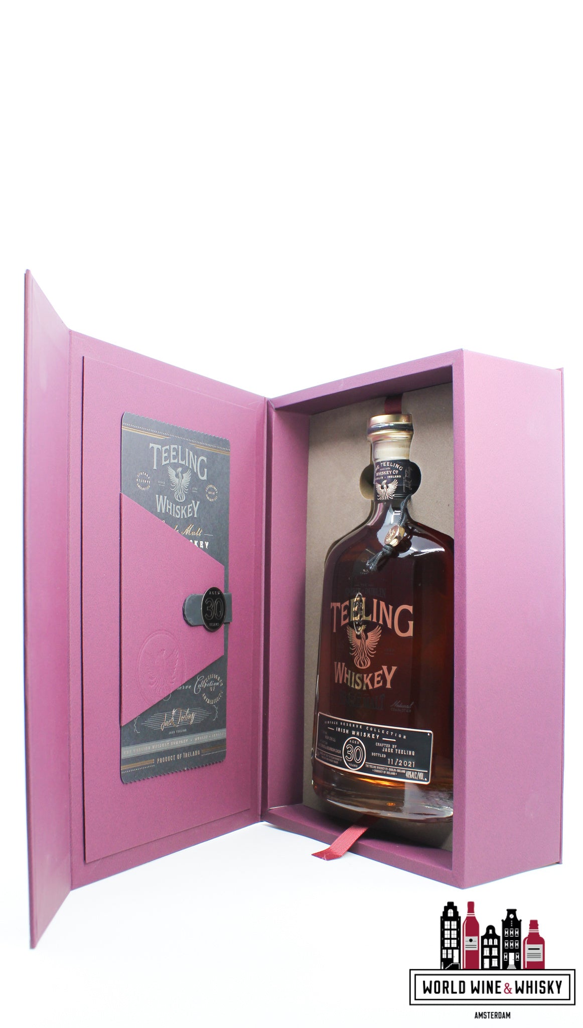 Teeling 30 Years Old 1991 2021 - Vintage Reserve Collectie 46% (1 van 4000)