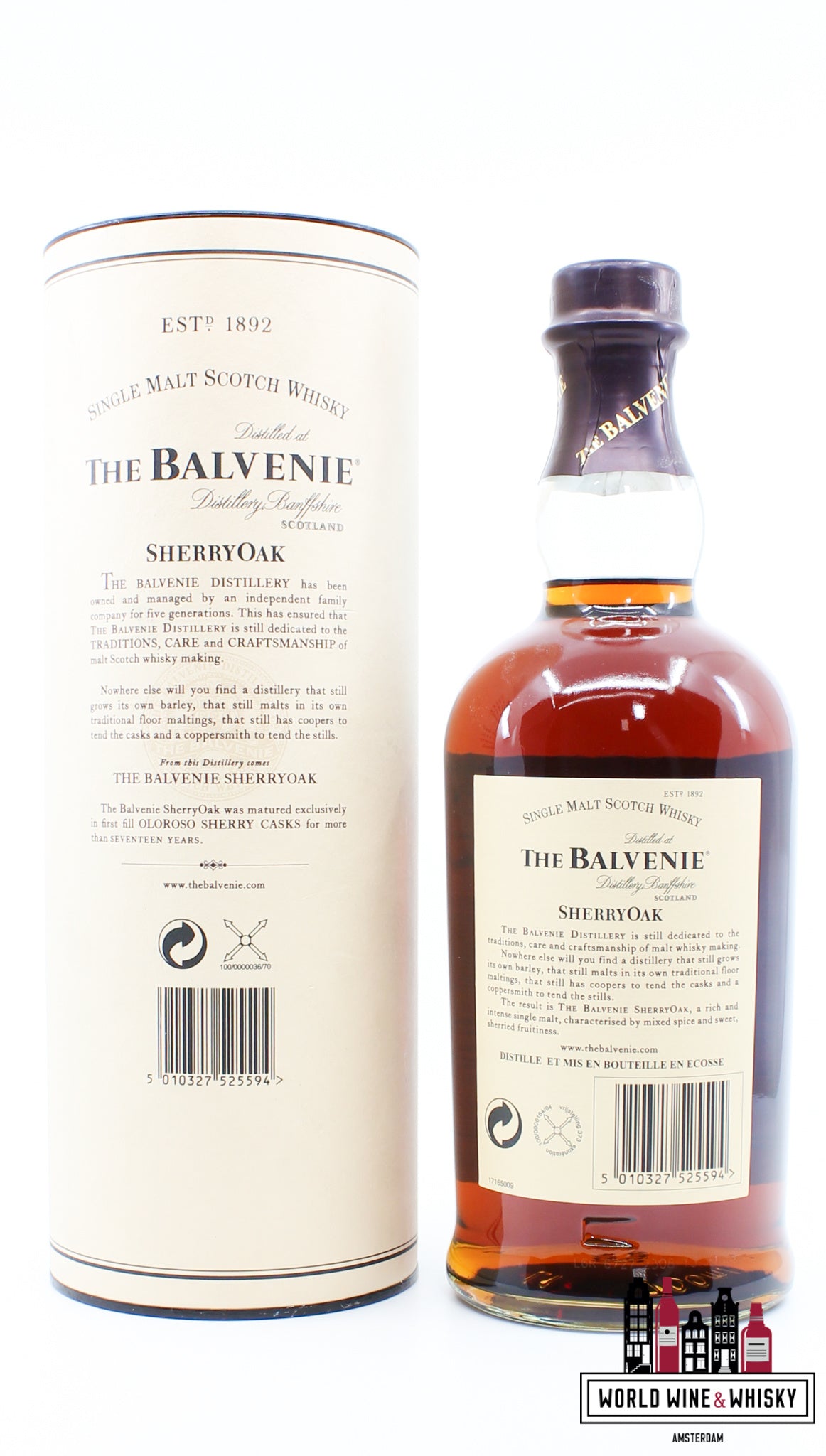 The Balvenie 17 Years Old 2007 - SherryOak - Eerste editie release - Warehouse 21 43%