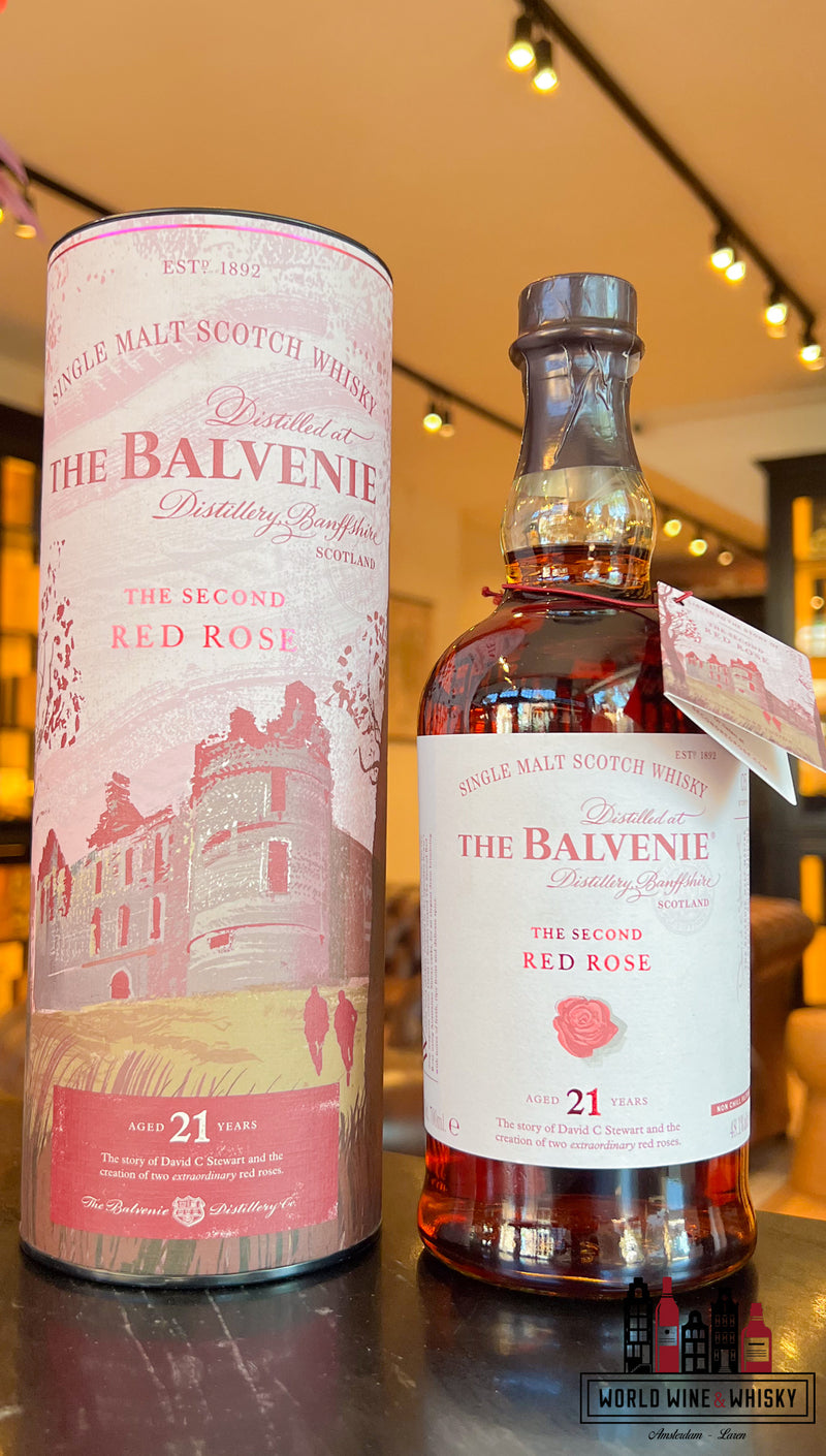 De Balvenie 21 jaar oud - De tweede rode roos 48,1%