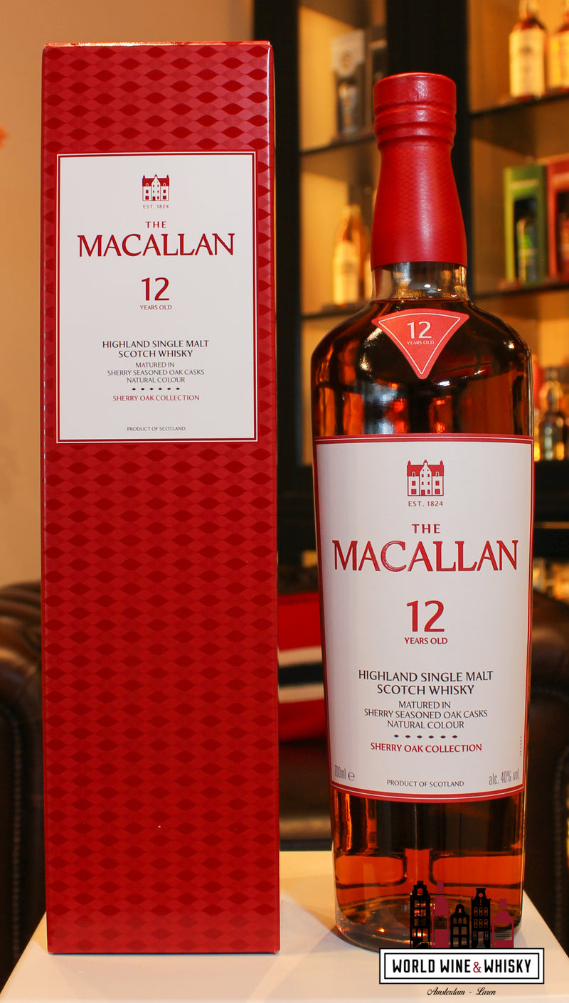 The Macallan 12 Years Old - Sherry Oak Collectie - Jaarlijkse release 2025 40%