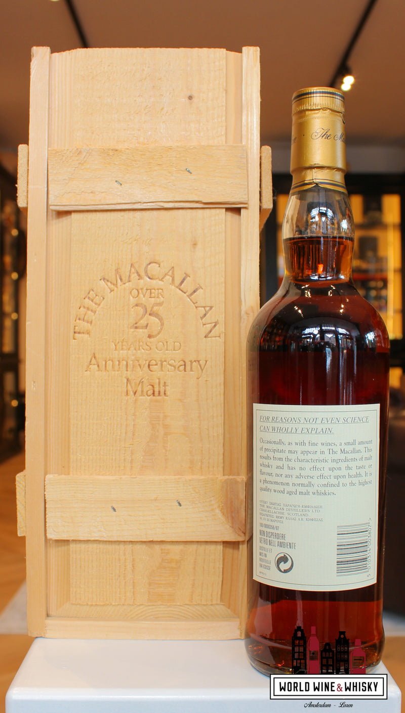 The Macallan 25 Years Old - De Anniversary Malt 43%