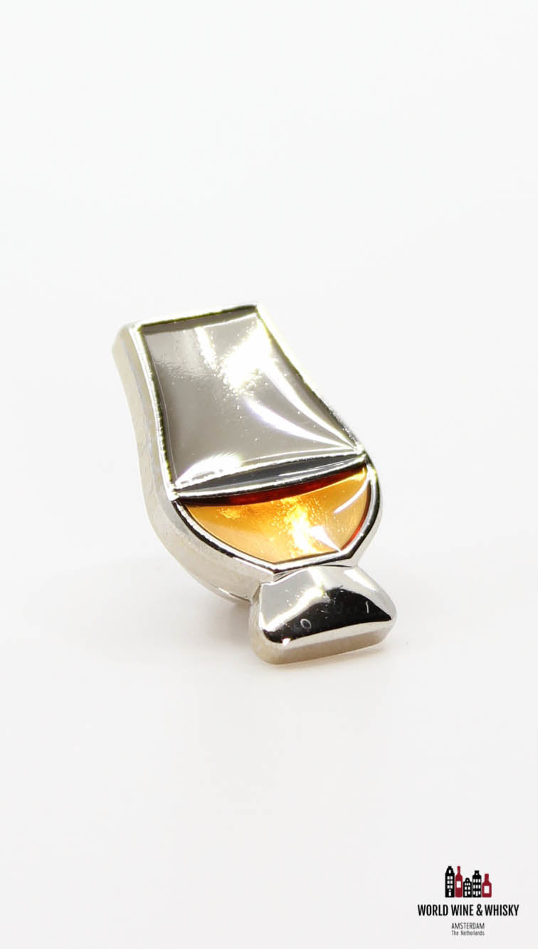 Traditionele luxe whiskyglas badge-accessoire