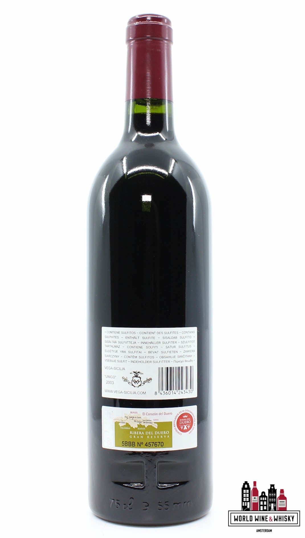 Vega Sicilia Unico - Ribera del Duero 2003 (in OWC)